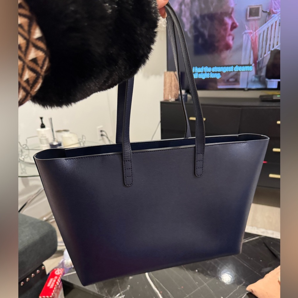 New Mansur Gavriel Navy Tote Bag, nwt